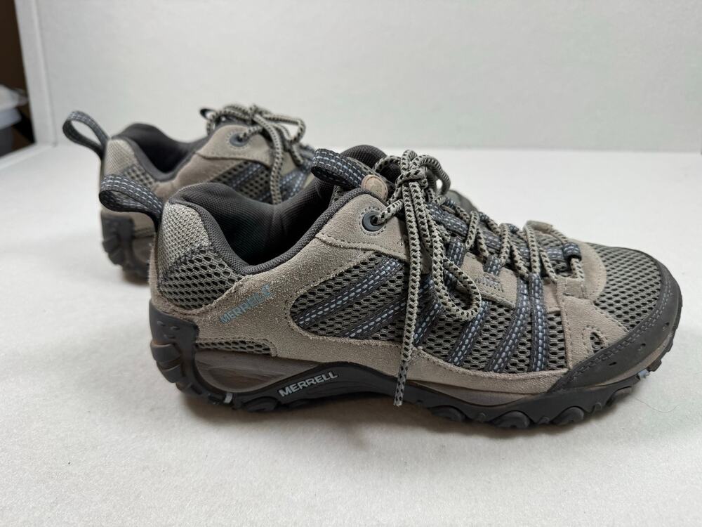 Merrell Women's Yokota Ventilator Hiking Shoe J098334 Ice (gray) Dream Blue 6.5